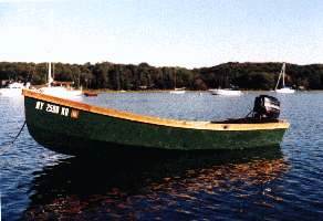 herring skiff on the water