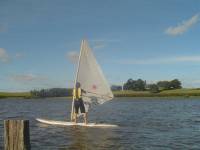 windsurfer on the water